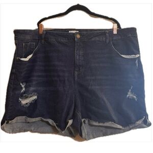 Ava and Viv Distressed Denim Women's Shorts